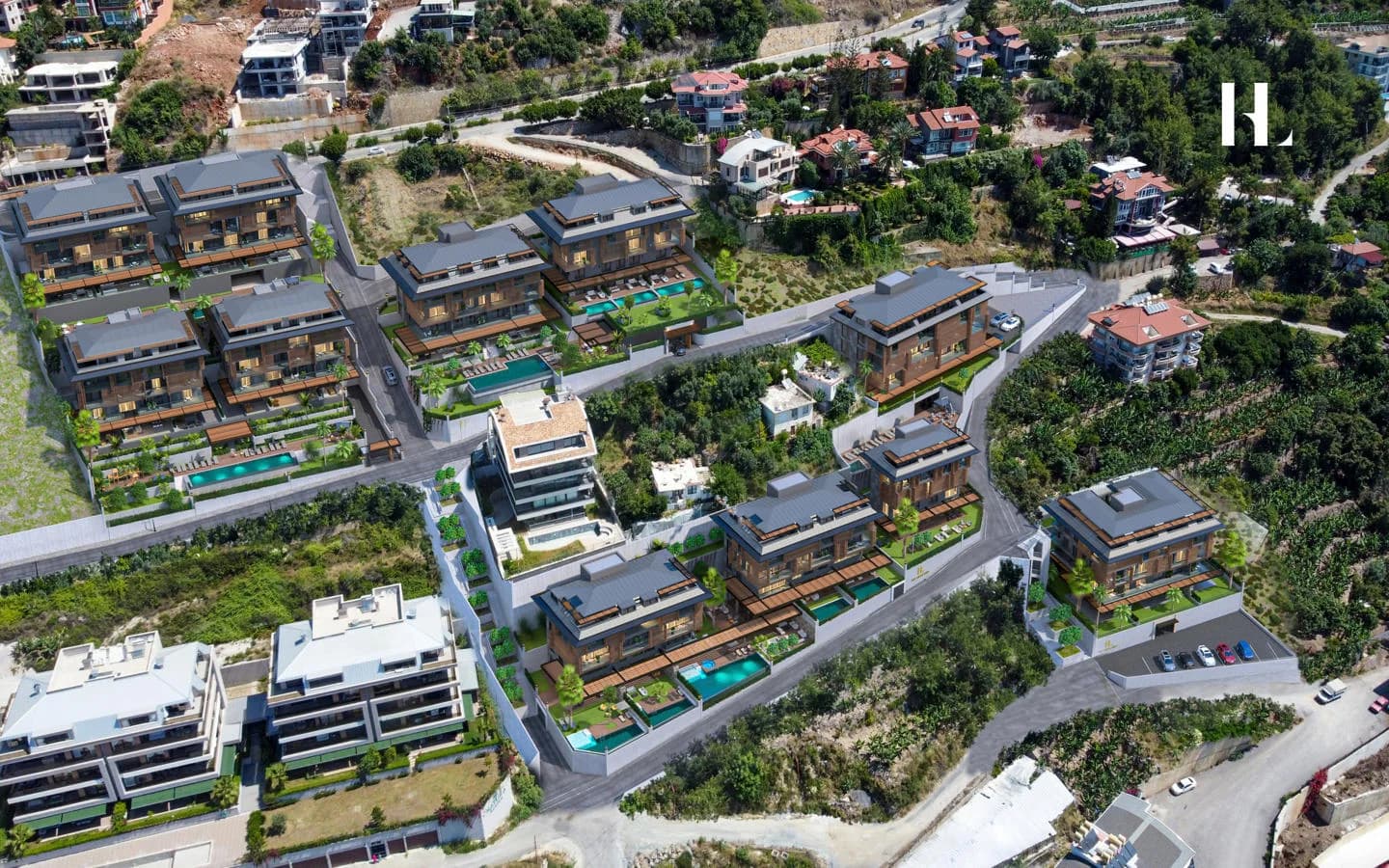 Luxury Apartments in Hasbahçe, Alanya